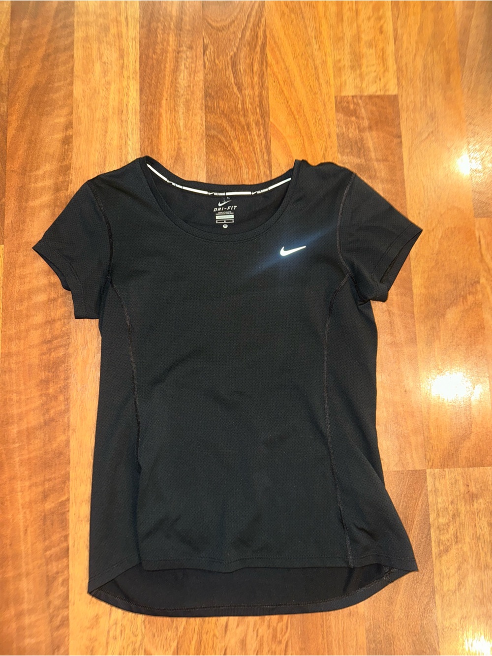 Nike Black Dri-FIT Short Sleeve Athletic Top